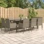 Set comedor jardín 11 pzas y cojines ratán sintético negro gris de , Conjuntos de jardín - Ref: Foro24-3185166, Precio: 682,4...