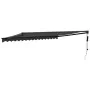 Toldo retráctil automático gris antracita 4x3 m by , Awnings - Ref: Foro24-3154513, Price: 366,93 €, Discount: -5%%