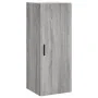 Aparador alto madera contrachapada gris Sonoma 34,5x34x180 cm | Foro24.es | Tu tienda online para hogar, jardín y más Foro24.es
