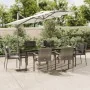 Set comedor jardín 7 pzas y cojines ratán sintético negro gris by , Garden sets - Ref: Foro24-3185105, Price: 515,28 €, Disco...