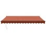 Toldo retráctil automático naranja y marrón 4x3 m de , Toldos - Ref: Foro24-3154518, Precio: 359,45 €, Descuento: -5%%