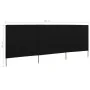 Paravientos de playa de 3 paneles tela negro 400x160 cm von , Sonnenschirme - Ref: Foro24-47152, Preis: 60,10 €, Rabatt: -5%%