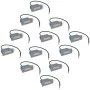 Luces LED empotrables para escaleras 12 uds 44x111x56 mm | Foro24.es | Tu tienda online para hogar, jardín y más Foro24.es