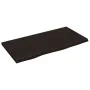 Encimera baño madera maciza tratada marrón oscuro 80x40x2 cm | Foro24.es | Tu tienda online para hogar, jardín y más Foro24.es