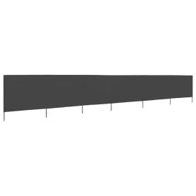 Paravientos de playa de 6 paneles de tela 800x80 cm gris von , Sonnenschirme - Ref: Foro24-44545, Preis: 62,09 €, Rabatt: -5%%