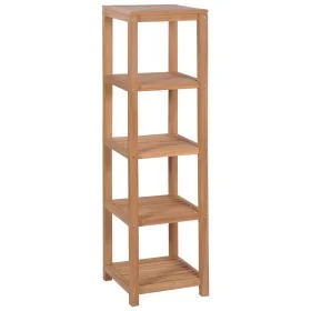 Estantería de baño 4 niveles madera teca maciza 42x42x165 cm by , Bookcases and shelves - Ref: Foro24-246500, Price: 143,68 €...