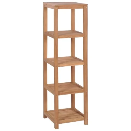 Estantería de baño 4 niveles madera teca maciza 42x42x165 cm by , Bookcases and shelves - Ref: Foro24-246500, Price: 143,68 €...