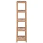 Estantería de baño 4 niveles madera teca maciza 42x42x165 cm by , Bookcases and shelves - Ref: Foro24-246500, Price: 143,68 €...