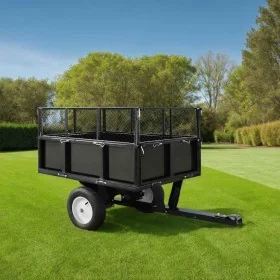 Carro remolque inclinable de cortacésped carga de 300 kg by , Gardening accessories - Ref: Foro24-145813, Price: 329,63 €, Di...