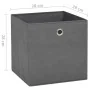 Cajas de almacenaje 4 uds tela no tejida gris 28x28x28 cm by , Storage baskets - Ref: Foro24-325191, Price: 22,65 €, Discount...