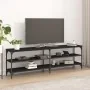 Mueble de TV madera contrachapada negro 160x30x50 cm de , Muebles TV - Ref: Foro24-826749, Precio: 69,70 €, Descuento: -5%%