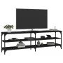 Mueble de TV madera contrachapada negro 160x30x50 cm de , Muebles TV - Ref: Foro24-826749, Precio: 69,70 €, Descuento: -5%%