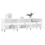 Mueble de TV madera contrachapada blanco 150x30x44,5 cm von , TV-Möbel - Ref: Foro24-831260, Preis: 86,35 €, Rabatt: -5%%