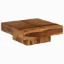 Mesa de centro de madera maciza de acacia 80x80x30 cm de , Mesas de centro - Ref: Foro24-246250, Precio: 209,72 €, Descuento:...