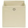 Cajas de almacenaje 10 uds tela no tejida crema 28x28x28 cm de , Cestas para almacenaje - Ref: Foro24-325217, Precio: 41,65 €...