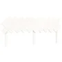 Estructura de cama con cabecero madera maciza blanco 200x200cm de vidaXL, Camas y somieres - Ref: Foro24-3195307, Precio: 157...