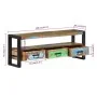 Mueble de TV madera maciza reciclada 120x30x45 cm | Foro24.es | Tu tienda online para hogar, jardín y más Foro24.es