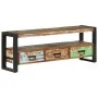Mueble de TV madera maciza reciclada 120x30x45 cm | Foro24.es | Tu tienda online para hogar, jardín y más Foro24.es