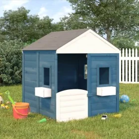 Casa de juegos con puerta con cierre y macetas madera abeto by , Children's houses - Ref: Foro24-93688, Price: 345,64 €, Disc...