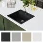 Fregadero de cocina con rebosadero granito negro | Foro24.es | Tu tienda online para hogar, jardín y más Foro24.es
