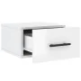 Mesita de noche de pared blanco brillo 35x35x20 cm | Foro24.es | Tu tienda online para hogar, jardín y más Foro24.es