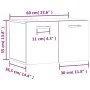 Armario de pared madera ingeniería roble ahumado 60x36,5x35 cm | Foro24.es | Tu tienda online para hogar, jardín y más Foro24.es