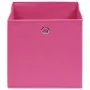 Cajas de almacenaje 4 uds tela no tejida rosa 28x28x28 cm de , Cestas para almacenaje - Ref: Foro24-325203, Precio: 22,22 €, ...