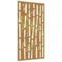 Adorno de pared de jardín acero corten diseño bambú 105x55 cm von , Poster, Drucke und visuelle Kunst - Ref: Foro24-824481, P...