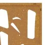 Adorno de pared de jardín acero corten diseño bambú 105x55 cm von , Poster, Drucke und visuelle Kunst - Ref: Foro24-824481, P...