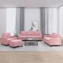 Juego de sofás con cojines 4 piezas terciopelo rosa | Foro24.es | Tu tienda online para hogar, jardín y más Foro24.es
