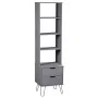 Estantería New York madera maciza de pino gris von , Bücherregale und Regale - Ref: Foro24-321142, Preis: 80,88 €, Rabatt: -5%%
