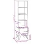 Estantería New York madera maciza de pino gris von , Bücherregale und Regale - Ref: Foro24-321142, Preis: 80,88 €, Rabatt: -5%%