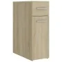 Armario boticario madera contrachapada color roble 20x45,5x60cm de , Taquillas y armarios de almacenamiento - Ref: Foro24-804...