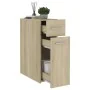 Armario boticario madera contrachapada color roble 20x45,5x60cm de , Taquillas y armarios de almacenamiento - Ref: Foro24-804...