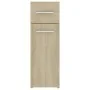 Armario boticario madera contrachapada color roble 20x45,5x60cm de , Taquillas y armarios de almacenamiento - Ref: Foro24-804...