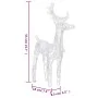 Reno y trineo adorno navideño 160 LEDs acrílico 130 cm | Foro24.es | Tu tienda online para hogar, jardín y más Foro24.es