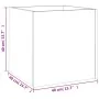 Jardinera de madera contrachapada negra 40x40x40 cm von , Töpfe und Pflanzgefäße - Ref: Foro24-808793, Preis: 31,58 €, Rabatt...