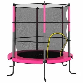 Cama elástica con red de seguridad redonda azul 140x160 cm von , Trampoline - Ref: Foro24-92955, Preis: 129,69 €, Rabatt: -5%%