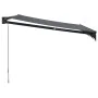 Toldo retráctil aluminio y tela gris antracita 3x2,5 m de , Toldos - Ref: Foro24-3154461, Precio: 198,78 €, Descuento: -5%%
