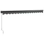 Toldo retráctil aluminio y tela gris antracita 4x3 m by , Awnings - Ref: Foro24-3154463, Price: 288,52 €, Discount: -5%%