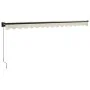 Toldo retráctil aluminio y tela color crema 4,5x3 m by , Awnings - Ref: Foro24-3154454, Price: 327,12 €, Discount: -5%%