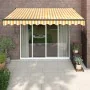 Toldo retráctil aluminio y tela blanco y amarillo 3x2,5 m von , Markisen - Ref: Foro24-3154456, Preis: 186,67 €, Rabatt: -5%%