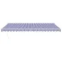 Toldo retráctil automático azul y blanco 5x3 m by , Awnings - Ref: Foro24-3154475, Price: 418,65 €, Discount: -5%%