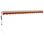 Toldo retráctil automático naranja y marrón 4,5x3 m de , Toldos - Ref: Foro24-3154494, Precio: 373,30 €, Descuento: -5%%