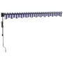 Toldo retráctil automático azul y blanco 3x2,5 m von , Markisen - Ref: Foro24-3154496, Preis: 285,35 €, Rabatt: -5%%