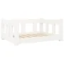 Cama para perros madera maciza de pino blanco 65,5x50,5x28 cm de , Camas para perros - Ref: Foro24-820188, Precio: 51,78 €, D...
