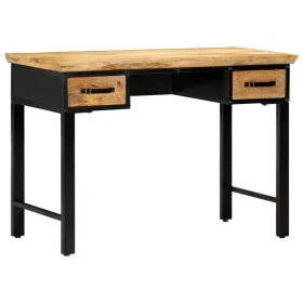 Mesa escritorio madera maciza de mango 110x50x76 cm by , Desks - Ref: Foro24-247758, Price: 306,44 €, Discount: -5%%