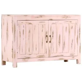 Aparador de madera maciza de mango rosa claro
