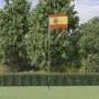 Mástil y bandera de España aluminio 5,55 m by , Flags and windsocks - Ref: Foro24-3147138, Price: 53,55 €, Discount: -5%%