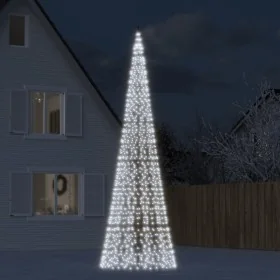Árbol de Navidad en asta de bandera 1534 LED